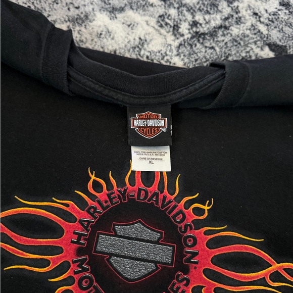 Vintage 2004 Harley Davidson Big Sky Montana Eagle Graphic T Shirt - Picture 5 of 12